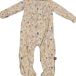 Magnetic Me Sky's The Limit Magnetic Footie Sleeper Baby Organic Cotton 6-9mo